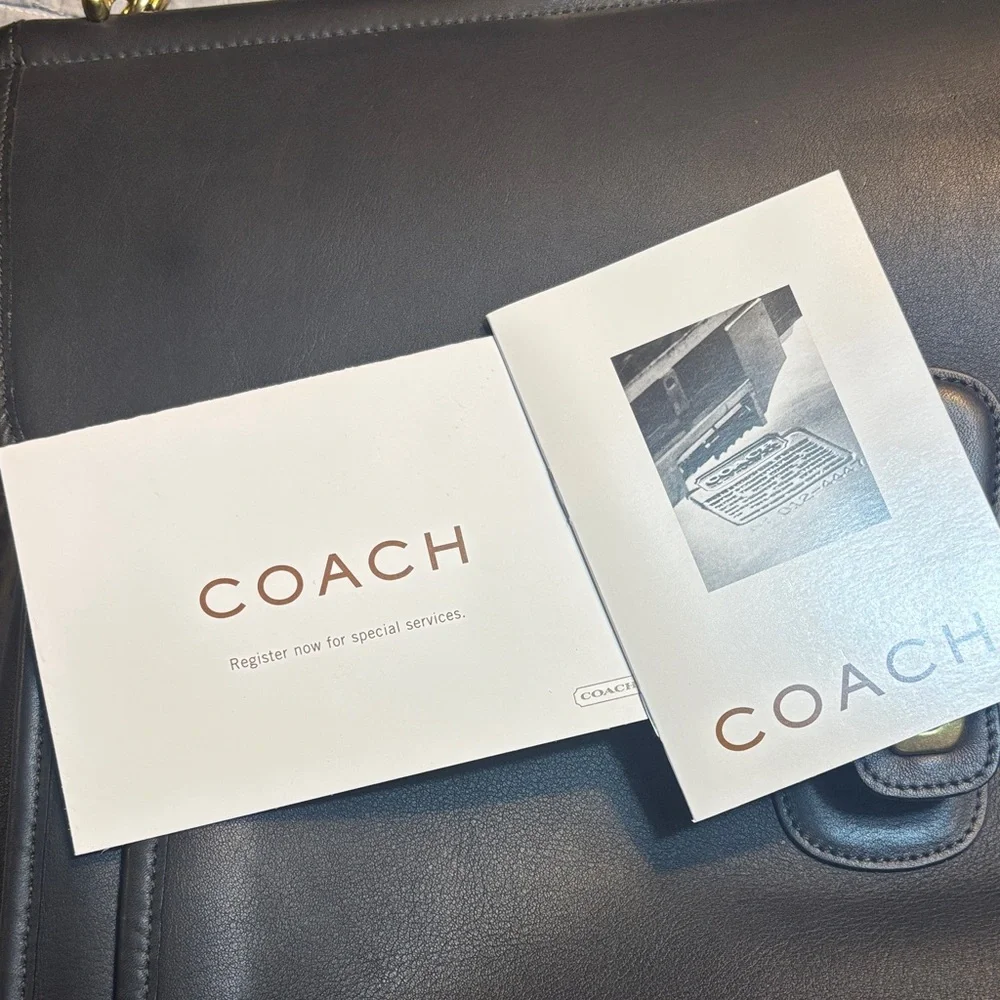 Coach Beekman Briefcase Black Leather, NWOT - Picture 7 of 16